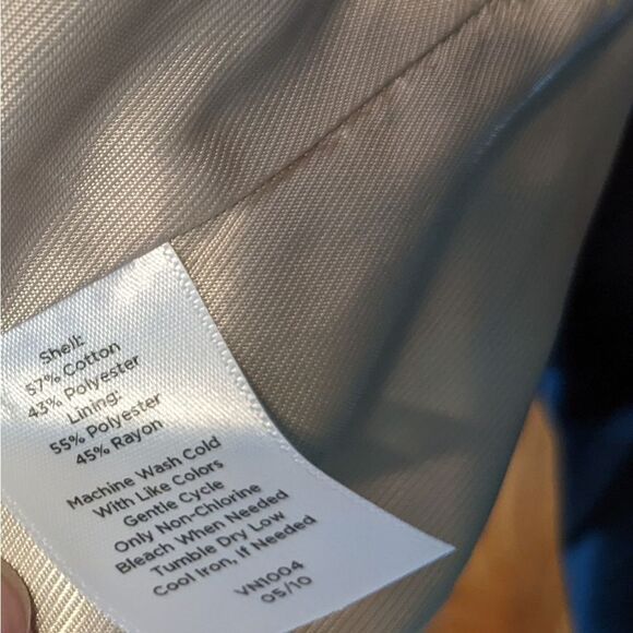 ✅️ Talbots Ivory Cream All Weather Trench Coat - Picture 9 of 11